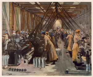 シェルメイキング、エジンバラ、イギリスのアーティスト、前線、西部戦線の続き、1918年